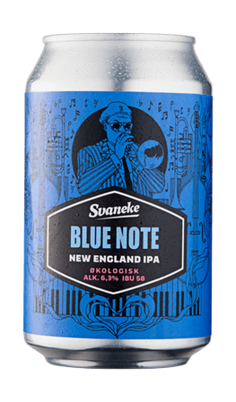 Blue Note New England IPA fra Svaneke Bryghus