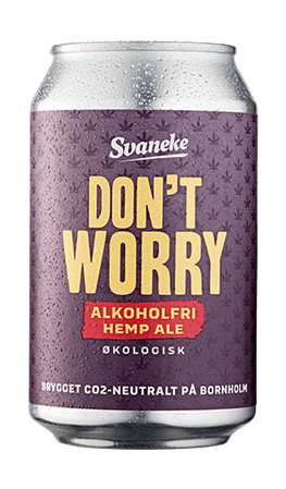 Don't Worry Hemp ale - Alkoholfri øl fra Svaneke Bryghus 
