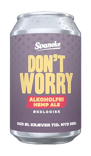 Don't Worry Hemp ale - Alkoholfri øl fra Svaneke Bryghus 